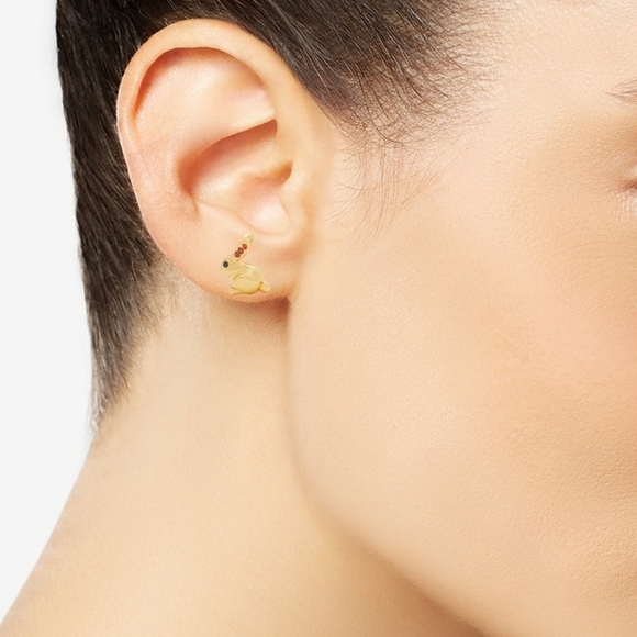 🔹️Kate Spade🔹️ Year Of The Rabbit Pendant Necklace And Earring Bundle - Picture 10 of 10